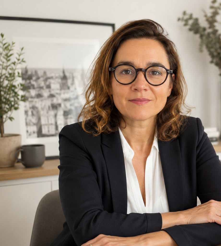 Céline, fondatrice d'Havna Conciergerie et interlocutrice unique des propriétaires
